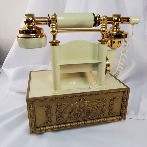 VTG Western Electric DECO-TEL Rotary Telephone Hollywood Regency Model 236478 - Picture 10 of 16